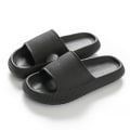 Miniatyrbild 1 av 2: Kvinnor Tjock Platform Cloud Tofflor . black 42-43(270mm)