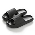 Miniatyrbild 1 av 2: Kvinnor Tjock Platform Cloud Tofflor H black 38-39(250mm)