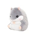 Miniatyrbillede 2 af 5: Sødt plys hamster udstoppet dyrelegetøj med filt Z gray Hamster Only