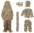 Børne Ghillie Kostumer Sniper Halloween Hær Kostume Brun2 brown 190