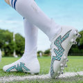 Miniatyrbilde 3 av 5: Fotballsko for menn Voksne Yttersåle for barn Sklisikker unisex joggesko vY White 41