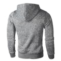 Miniatyrbillede 3 af 5: Langærmet afslappet sweatshirt til mænd afslappet hættetrøje W light grey M