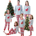 Miniatyrbild 1 av 4: Jul barn pyjamas set förälder-barn printed hem kläder Christmas mon L