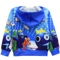 Miniatyrbilde 2 av 4: Rainbow Friends Zip Up Hoodie Jakke havre for barn med lomme W C 120cm