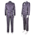Miniatyrbilde 3 av 5: onsdag Gomez Addams kostyme stripete kostyme for menn Halloween karnevalsfest forkledning for voksne barn Z y 2XL