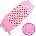 Miniatyrbilde 1 av 6: Ny sovepose for barn med tegneseriedyr - katt H pink M(160cm*60cm)