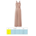 Pikkukuva 2 / 3: Naisten side ulti Way Wrap Cabriolet aksimekko Bridesmaid Z Champagne M