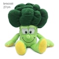 Pikkukuva 1 / 6: 25cm hedelmäpehmonukke kasvislelu 27CMBROCCOLI BROCCOLI vY 27cmbroccoli