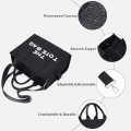 Miniatyrbillede 3 af 5: Dame Canvas Tote Bag Casual Canvas Messenger Bag skuldertaske Svart
