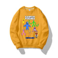 Miniatyrbild 1 av 4: Roblox Rainbow Friends Pullover Varm tröja Rainbow Friends Printed kläder Barn Pullover W yellow 130cm