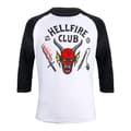 Stranger Things sesong 4 3d Hellfire Club T-skjorte Voksne Unisex S