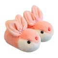 Barn Bunny Tofflor Vinter Plysch Tofflor Halkfria varma sandaler fÃ¶r barn W Pink 32-33