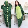 Pikkukuva 5 / 8: Fancy Cosplay Costume Onesie Pyjama aikuisten yöasut Dinosaur L -1 XL
