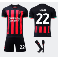 Miniatyrbild 1 av 2: Ac Milan hemmafotbollströja träningsdräkt 22/23 Ibrahimovic Z 22-kaka 24#
