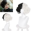Miniatyrbild 9 av 9: Peruker Cruella De Vil Kuila Cosplay y
