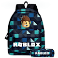 Miniatyrbillede 1 af 4: Skolväska Roblox Ryggsäck med Pennfodral -1