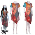 Halloween Nightmare Before Christmas allieret Cosplay Kostume gyser 3pcs S