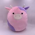 Miniatyrbild 2 av 2: Squishmallow Connor The Cow Plyschleksak Mjuk Animal Cartoon Pillow k 11