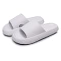Kvinnor Tjock Platform Cloud Tofflor . white 36-37(240mm)