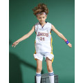 Miniatyrbillede 3 af 4: Kobe Bryant No.24 Basketball Jersey Sæt Lakers Uniform Til Børn Teenagere W y White S (120-130CM)