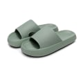 Miniatyrbild 1 av 2: Kvinnor Tjock Platform Cloud Tofflor . Green 32-33(220mm)