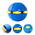 Miniatyrbillede 9 af 9: Hund hoppende bold Legetøj Stomp Pet Interactive Flying Discs Lys udendørs legetøj HZR Red No Light