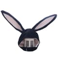 Bunny Long Ears Cap Cosplay Hodeplagg - Black