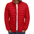 Miniatyrbild 1 av 8: Herr Packable Light Down Puffer Jacka Vinterrock Ytterkläder W Red XL