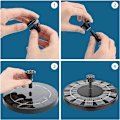 Miniatyrbillede 6 af 6: Solar fountain Solar powered Fountain vand springvand / Vandpumpe vY black