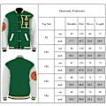 Miniatyrbillede 5 af 5: Stranger Things 4 Lucas Sinclair Hawkins Letter H Print Jacket Z XL