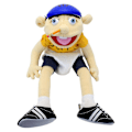 Miniatyrbild 1 av 5: Jeffy Plyschleksak 60 cm Jeffy Hat Handdocka Spel Fyllda dockapresenter Actionfigur