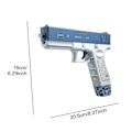 Miniatyrbillede 3 af 3: Elektrisk vandpistol, automatiske sprøjtepistoler med super høj ka V blue