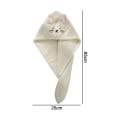Miniatyrbilde 2 av 5: Funny Cat Hårføner håndklær, 3-Pack mikrofiber hårhåndkle /