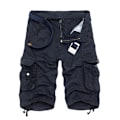 Pikkukuva 1 / 2: Miesten vapaat taskuhaalarit rantashortsit. Navy Blue,34