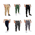 Miniatyrbillede 3 af 5: Mænds lommebukser Casual Elastiske String Mode Lange Bukser Z X Grey L