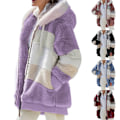 Miniatyrbillede 2 af 3: Damejakke Varm vinterhættetrøje Coorbock Pyschjacket Z X Blue l