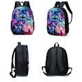 Pikkukuva 5 / 7: 3 Stitch Reppu Lounaslaukku Crossbody Bag Case Set . A