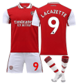 Miniatyrbillede 1 af 2: Arsenal 20222023 ny sæsonsæt for voksne børn vY 22 23 Lacazette 9 adults M(170175CM)