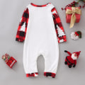 Miniatyrbillede 2 af 4: Jul Familie Matchende Pyjamas Print Nattøj Nattøj Sæt. Baby 9-12M