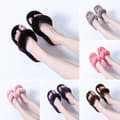 Dampälstofflor Flattofflor Flip-flops öppna inomhusskor Z X pink 40-41