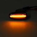 Miniatyrbilde 4 av 5: 2 stk Bilsidemarkørlys LED Blinklys Indikatorlampe For Opel Zafira A 99-05 G 98-09 Hvit