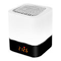 Miniatyrbild 1 av 5: Nattlampa Bluetooth-högtalare, 5-i-1 Touch Control Sänglampa Dimbar Multi-Färgbyte, Sovrumsväckarklocka, Bästa
