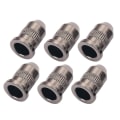 Miniatyrbilde 1 av 2: 6 stk Bassgitarstrenger String Through Ferrules Gitarstreng Gjennom Kropp Ferrule String Through BulletBlackM