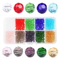 Faceted glass beads - 4mm - 600pcs - DIY