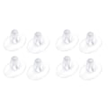 Miniatyrbillede 1 af 2: 4 Par Klar Sandaler Hestesko Puder Fodindsatser Flip-flops Forfodspude Anti-Slip Skoindsatser Puder Transparent 4x3.5cm