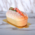 Pikkukuva 2 / 4: Mini-kartonikakkupohjat, 100 kpl Kultaiset Mousse-kakkulevyt Kakkupaperilautaset Hää- ja Syntymäpäiväjuhliin Neliö