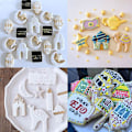 Miniatyrbilde 3 av 5: Ramadan-formede kakeformer i rustfritt stål - Bakestøper til fondant
