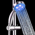 Miniatyrbillede 4 af 4: LED Farveskiftende Brusesprøjte, 7 Farver Håndholdt LED Bruseslange Badeværelses Bruseslange, LED Højtryks Bruseslange Vandbesparende Spray