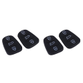 Pikkukuva 1 / 2: 6 kpl Käytännöllinen Auton Avaimen Kotelo 3 Painiketta Taittuva Kaukosäädin Avaimen Fob Kotelo Hyundai I10 I20 I30 (musta) 4 kpl 4 pcs
