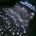Miniatyrbild 5 av 5: 3x2m Regngardin LED-slinga med vattenflödeseffekt Vattenfall Meteorskur Regnsträngljus Julbröllopsgardin Isristar Fe C